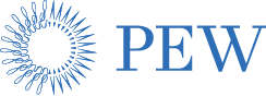 Pew blue logo